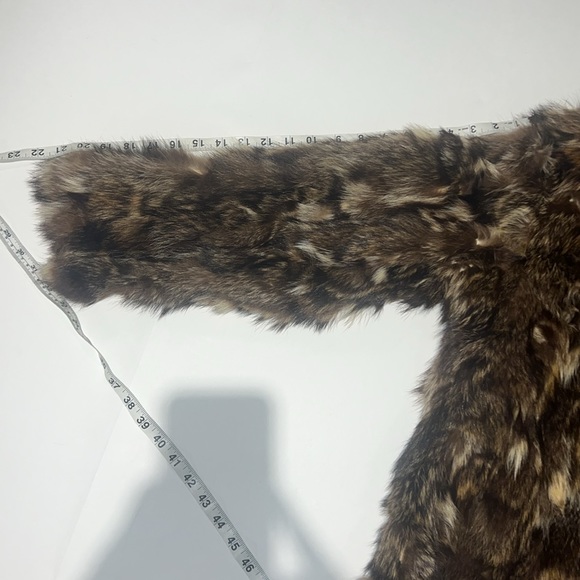 Genuine Fur Bomber Style Coat Size Small Medium Vintage Frankenberger’s - Picture 16 of 17